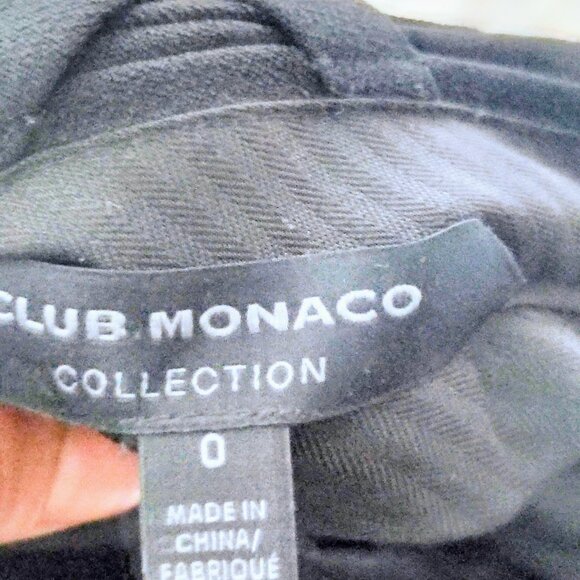 Club Monaco Black Casual Losse Fit Trousers CLEARENCE - Picture 2 of 3